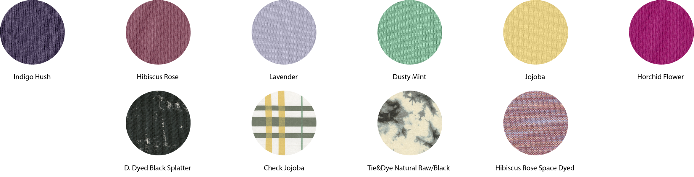 Pastilles des nouvelles couleurs de la collection Automne/Hiver 2021 de Stanley/Stella