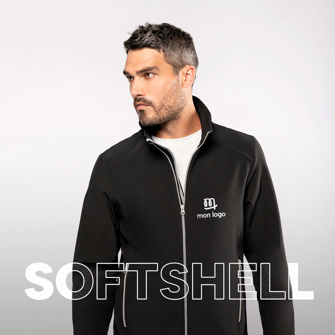 Veste Softshell 2 couches à personnaliser - unisexe
