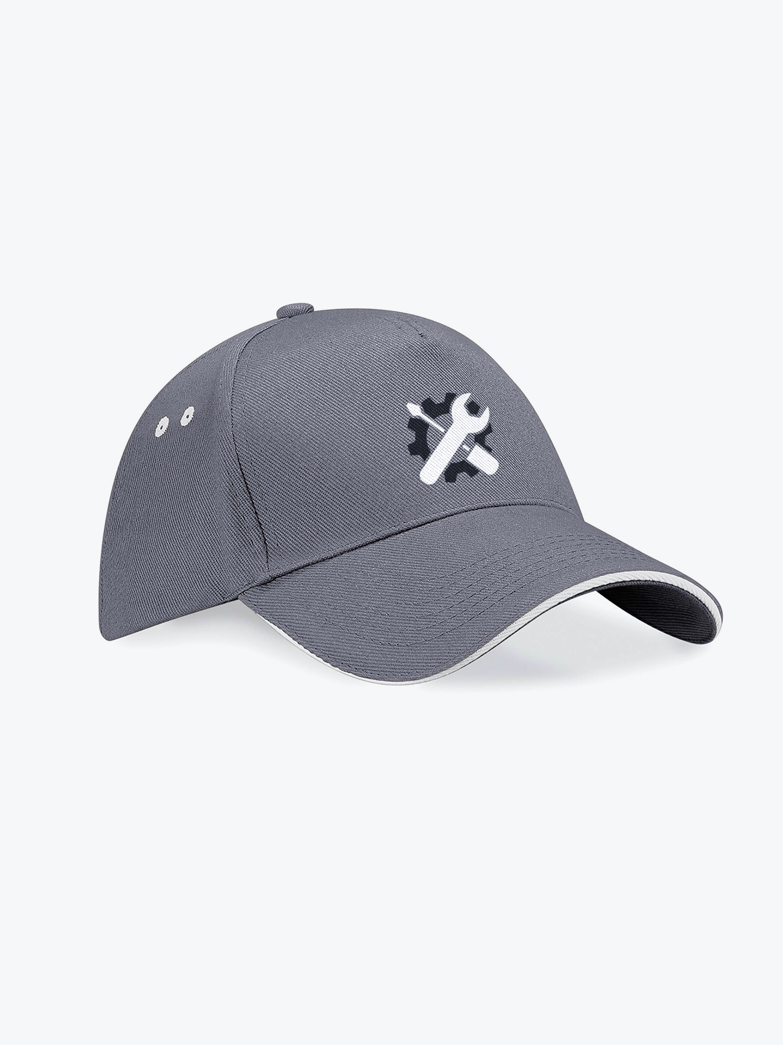 Casquette Ultimate à 5 panneaux sandwich contrasté