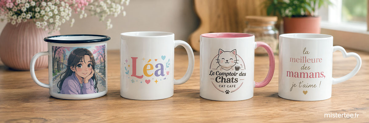 Acheter un mugs personnalisable - tasse photo prenom - mistertee