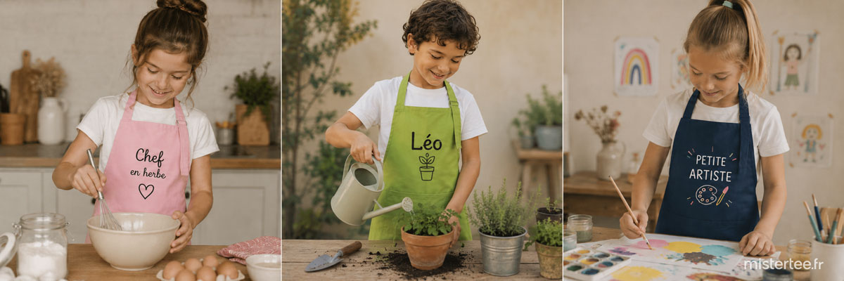 Tablier personnalisé pour enfant