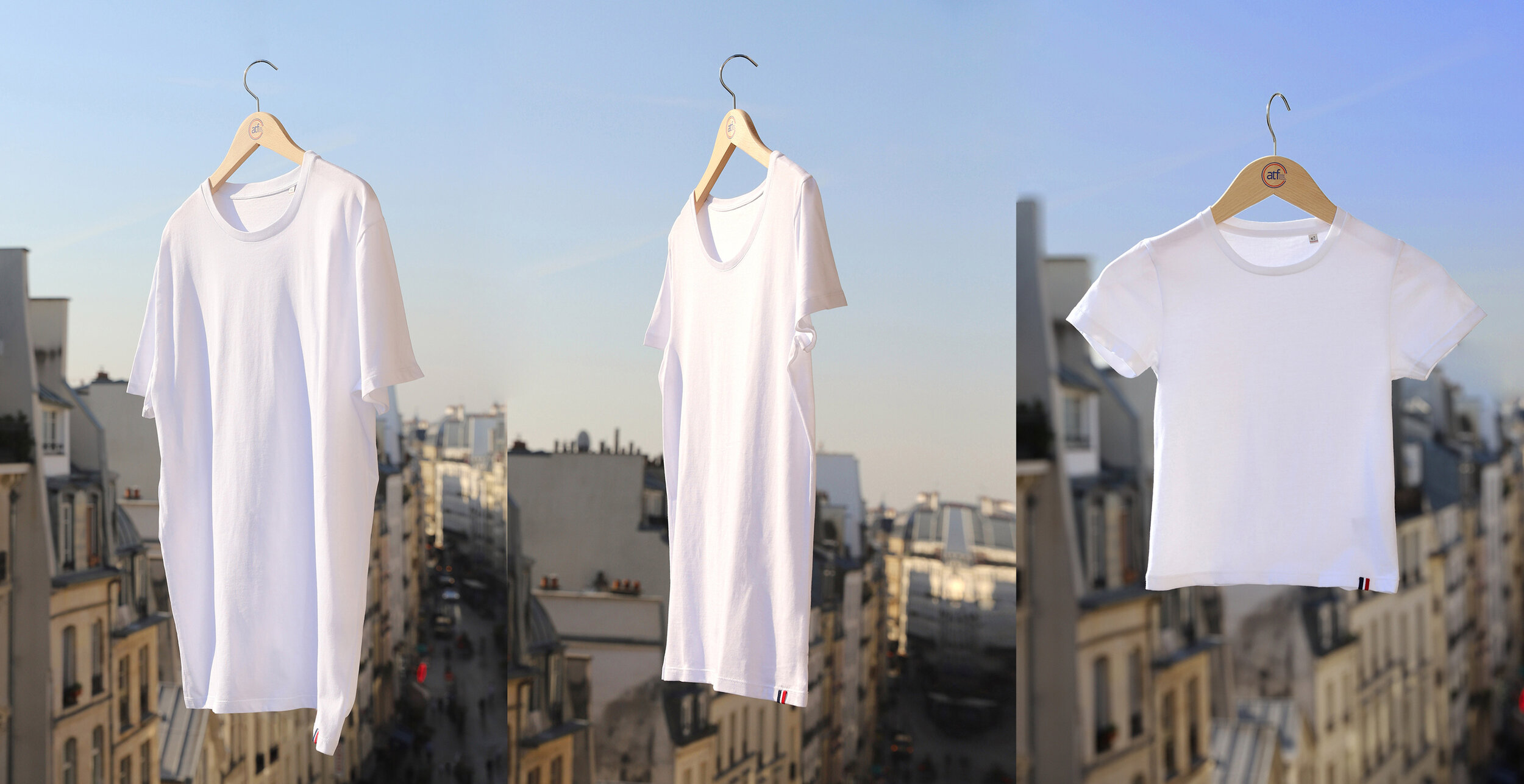 Les tee-shirts fabriqué en France à personnaliser de la marque Atelier du Textile Français