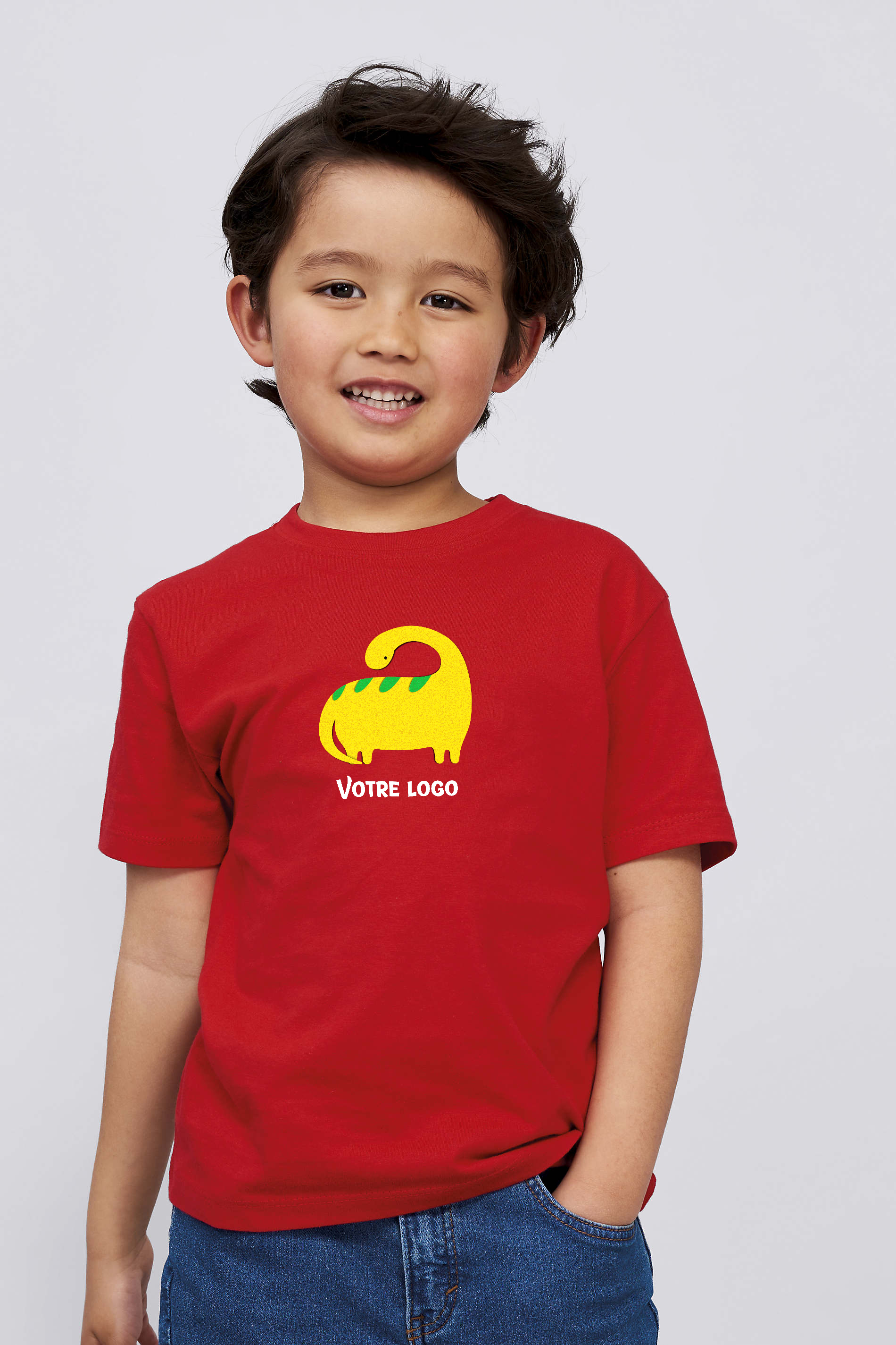 T-shirt enfant personnalisé épais - 190g - Mister Tee