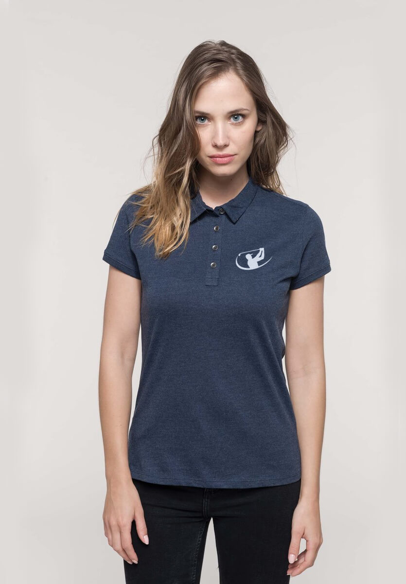 Polo jersey femme à personnaliser