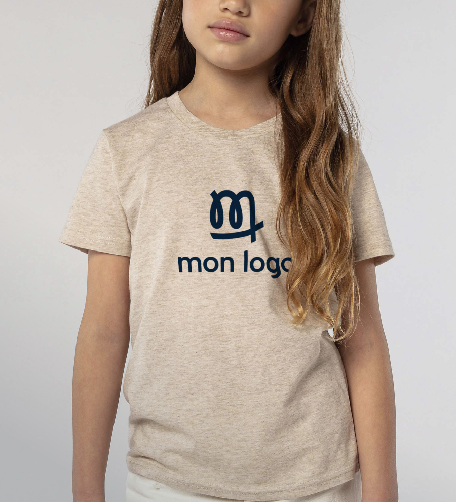 T-shirt enfant en coton bio à personnaliser