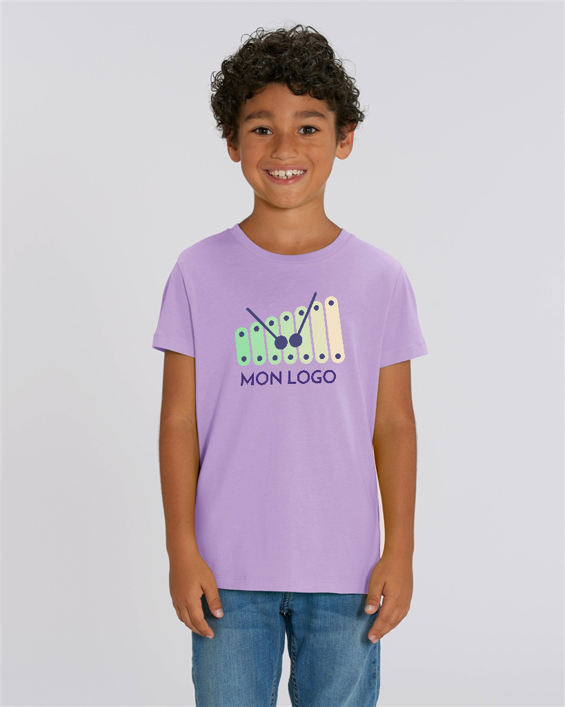 T-Shirt enfant personnalisé en coton bio - Mini Creator