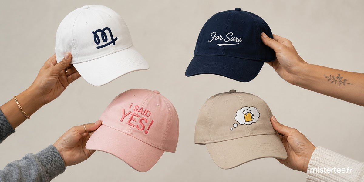 Comment personnaliser une casquette mistertee.fr