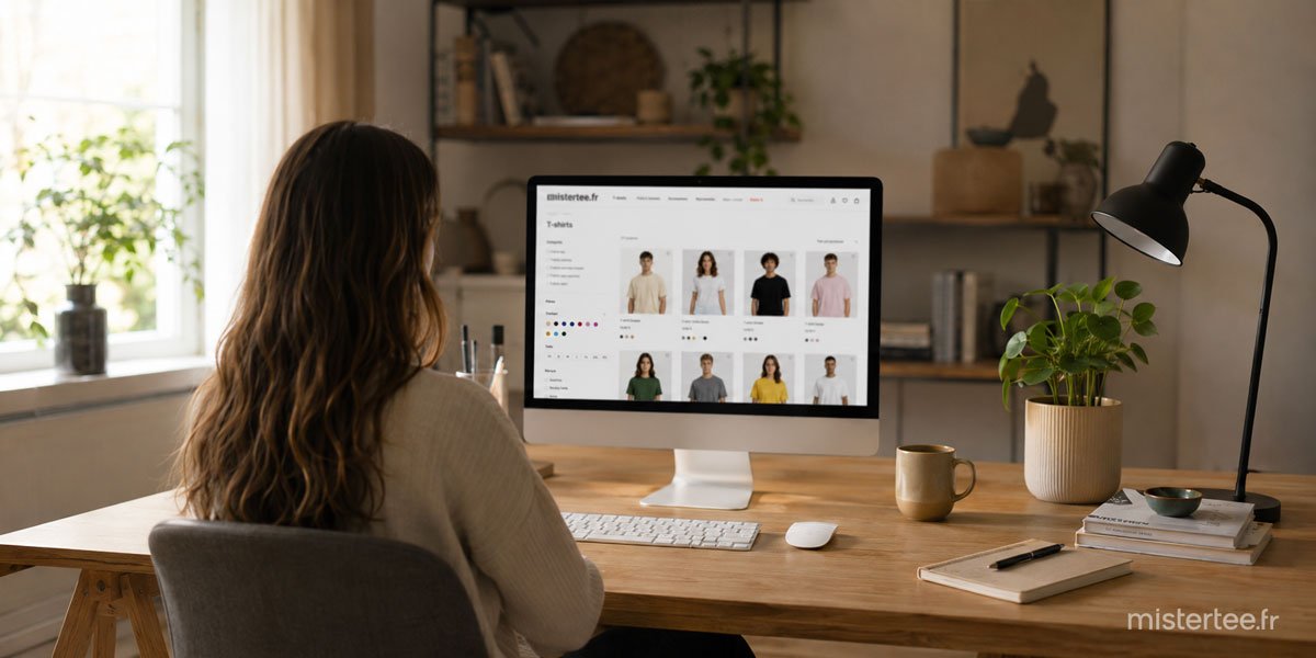 Comparatif : où acheter un t-shirt personnalisé en ligne — Mistertee.fr