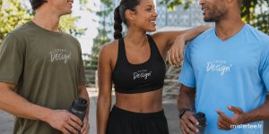 tshirt de sport personnalise - equipe club evenement