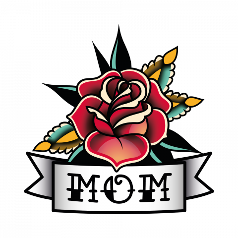 Mom Rose tattoo