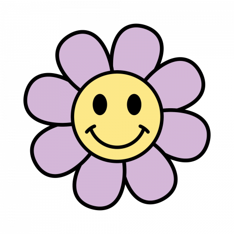 Smiley fleur