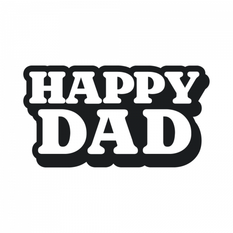 Happy dad