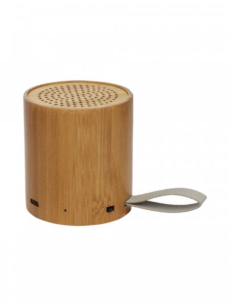 Enceinte Bluetooth en bambou à personnaliser Naturel
