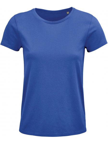 T-shirt femme en coton bio à personnaliser Royal Blue