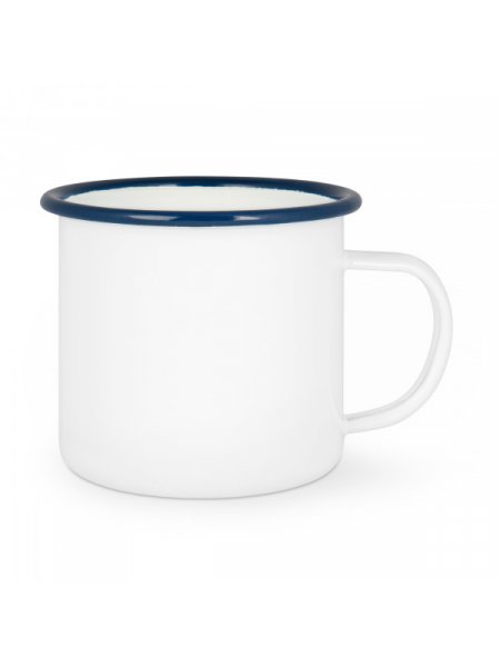 Mug émaillé personnalisé Bleu