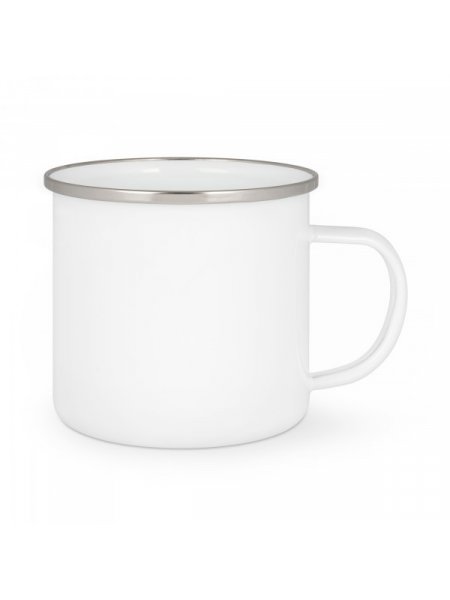 Mug émaillé personnalisé Argent
