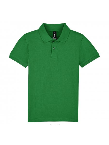 Polo enfant personnalisé Vert prairie