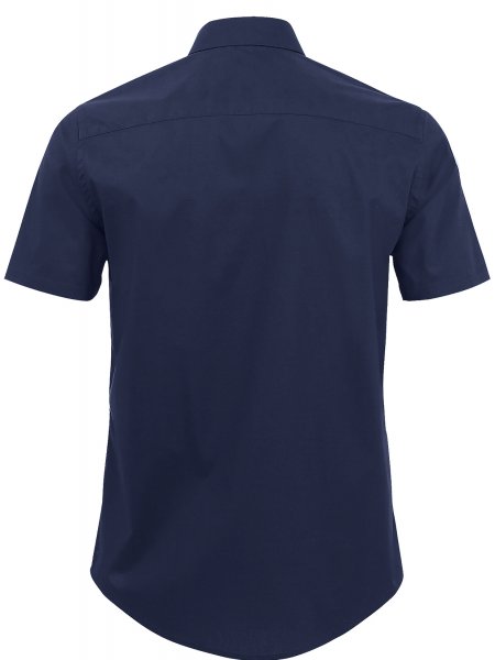 Dos de la chemise à manches courtes Broadway en coloris Bleu foncé