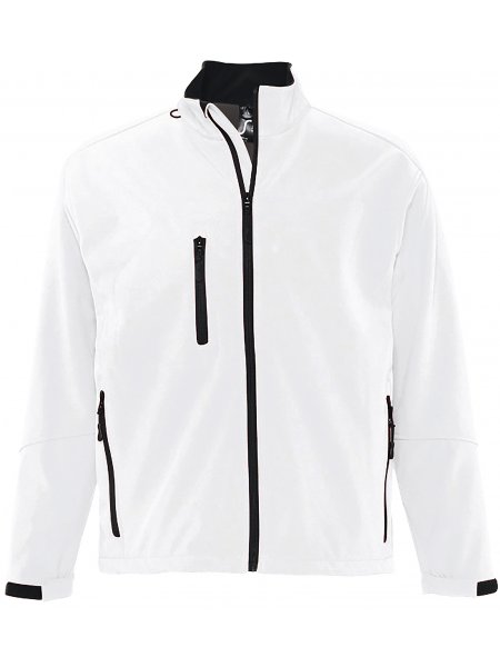 Veste Softshell personnalisable - 3 couches - Relax Blanc