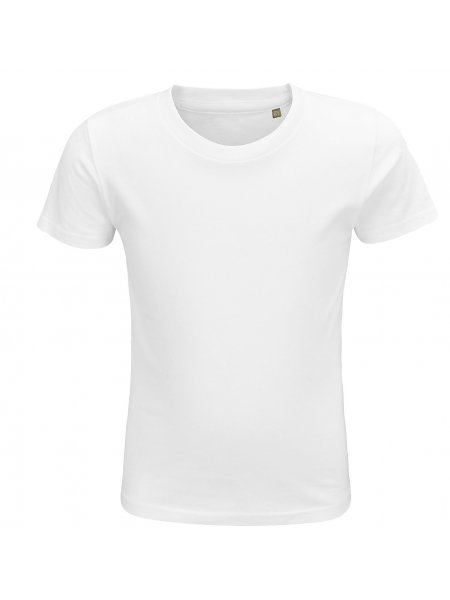 T-shirt enfant en coton bio à personnaliser Blanc