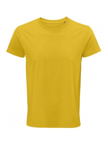 T-shirt en coton bio à personnaliser Jaune