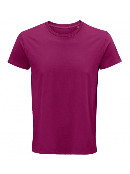 T-shirt en coton bio à personnaliser Fuchsia