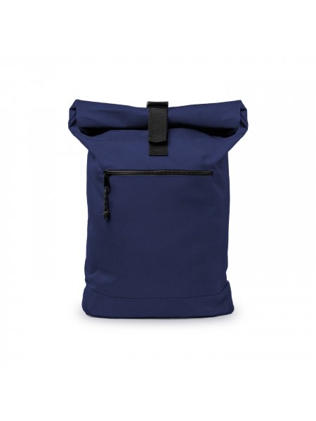 Sac à dos à enroulement recyclé personnalisable Navy