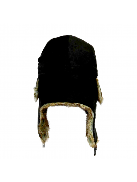 Chapka marron soft touch - Vue de dos