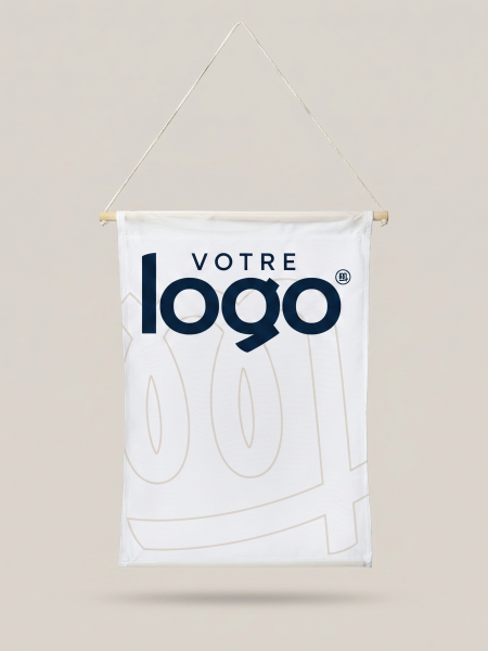Bannière suspendue personnalisée