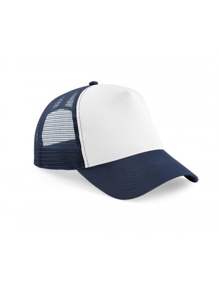 Casquette américaine enfant à personnaliser French Navy / White