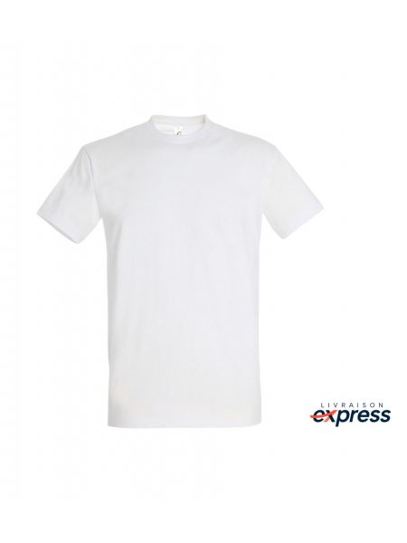 T shirt personnalisé livraison express  White