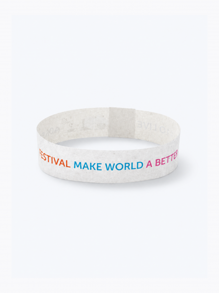 Bracelet en papier semences personnalisable Bracelet en papier semences personnalisable