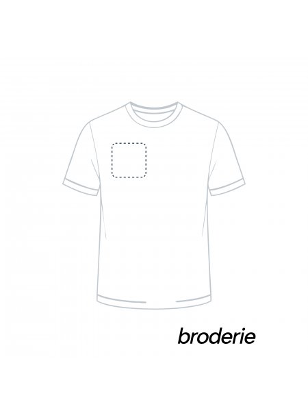 Broderie supplémentaire : anti-coeur Visuel client