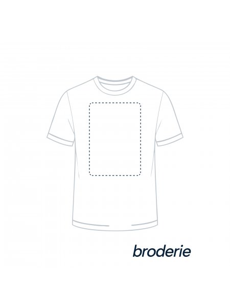 Broderie supplémentaire : face Visuel client