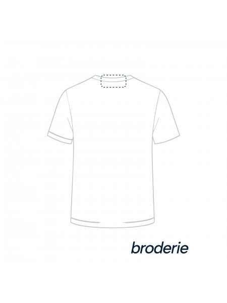 Broderie supplémentaire : extérieur nuque Visuel client