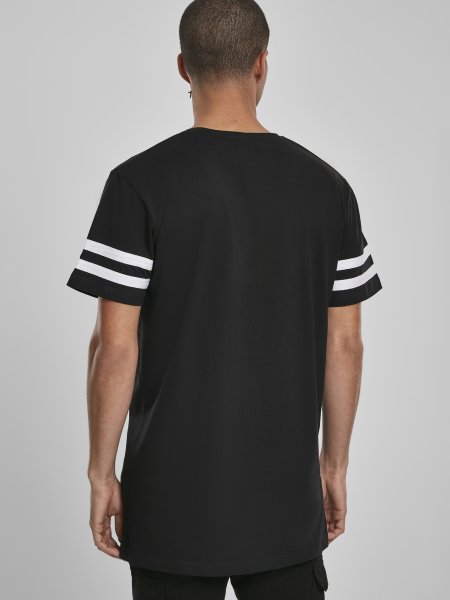 Dos du t-shirt personnalisable BY032 en coloris black/white