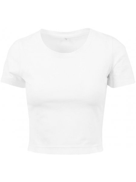 T shirt crop top à personnaliser White