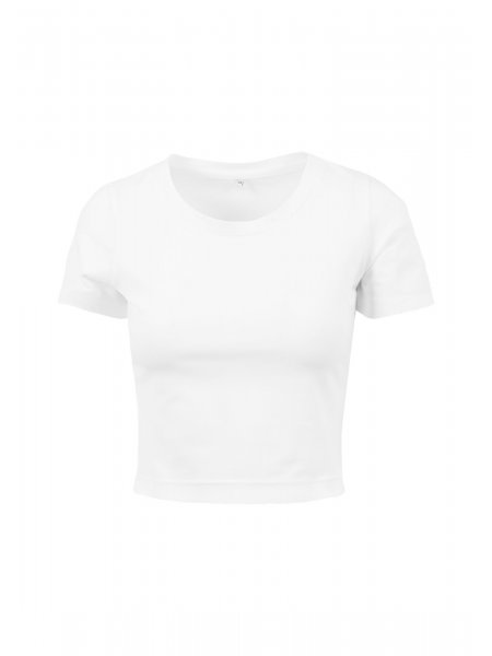 T shirt crop top à personnaliser White