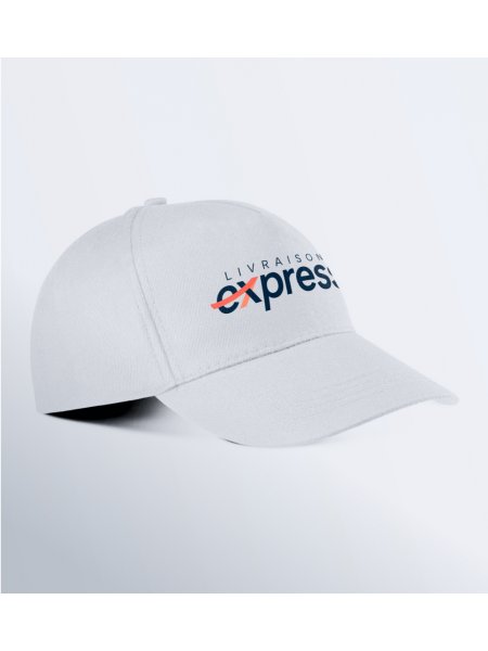 La casquette blanche à personnaliser avec votre logo en livraison express