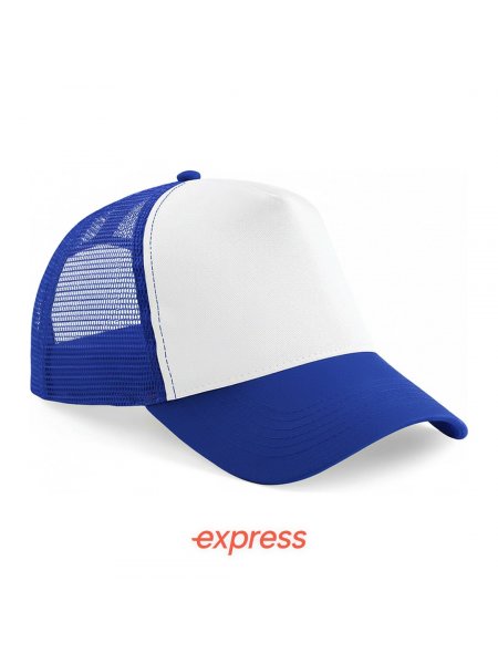Casquette trucker à personnaliser Express Bright Royal / White