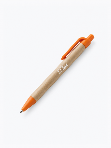Stylo bille à poussoir en plastique de maïs biodégradable personnalisable Stylo bille à poussoir en plastique de maïs biodégradable personnalisable