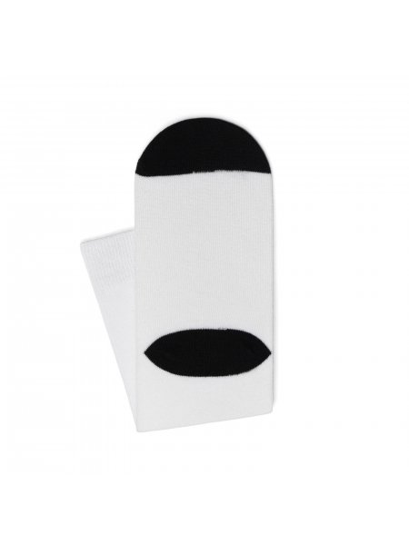 Chaussettes message caché personnalisées White / Black