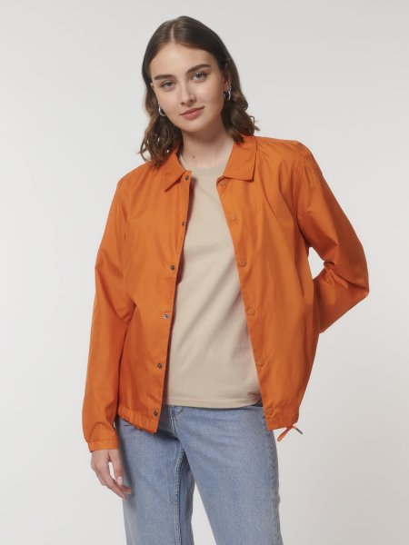 Veste recyclée Coacher en coloris Flame orange