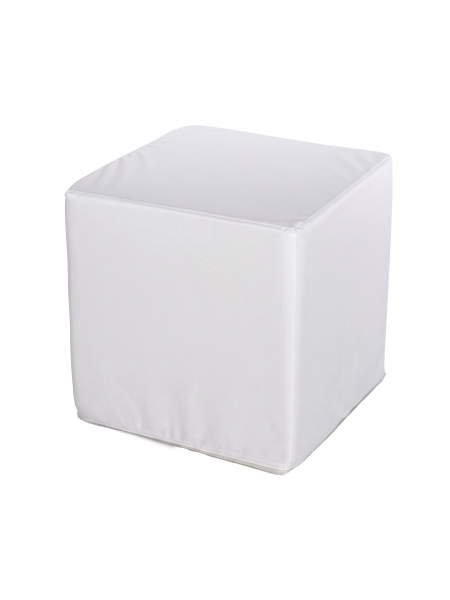 Cube Publicitaire Personnalisé - Siège et Display Blanc