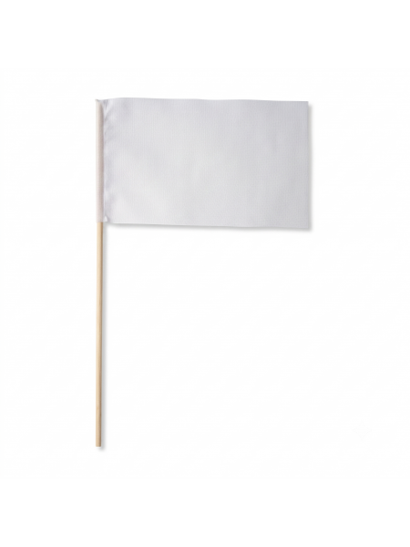 Drapeau à Main 100x70cm Personnalisé Blanc