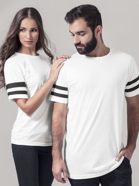 T shirts BY033 pour femme et BY032 pour homme en coloris white/black