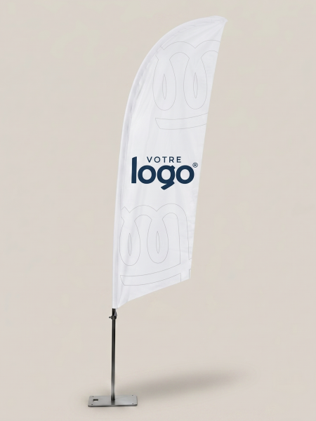 Fly Banner Voile M Personnalisé - Pack Complet