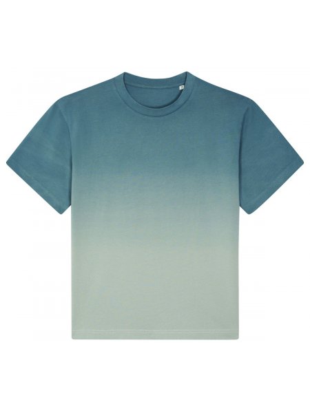 T-shirt ample dégradé personnalisable - Fuser Dip Dye Dip Dye Hydro/Aloe