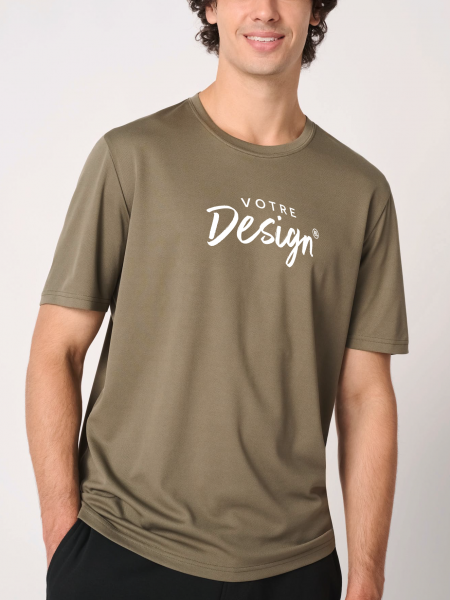 mannequin homme de face portant le T-shirt sport homme Mercury personnalisable