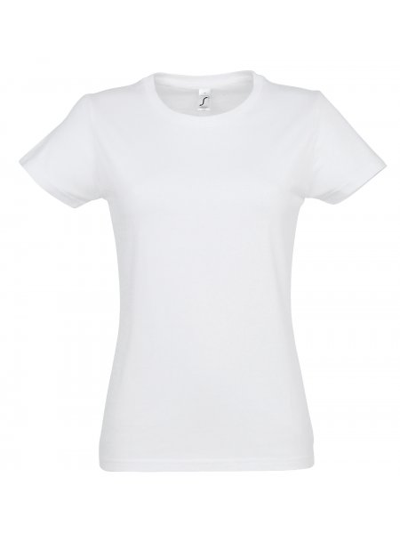 T shirt femme personnalisé épais Blanc